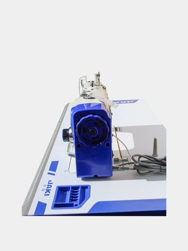 Швейная машина Jaki H1-Q однострочная, Бело-синий, купить недорого