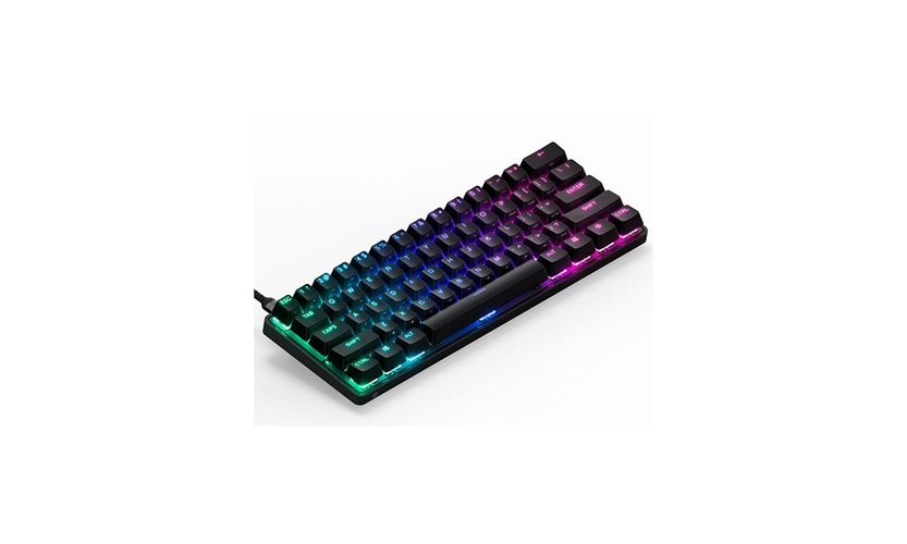 O'yin klaviaturasi SteelSeries Apex 9 Mini - Linear OptiPoint Optical, qora