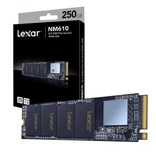 Твердотельные накопители SSD M2 Lexar NVMe, 256 GB