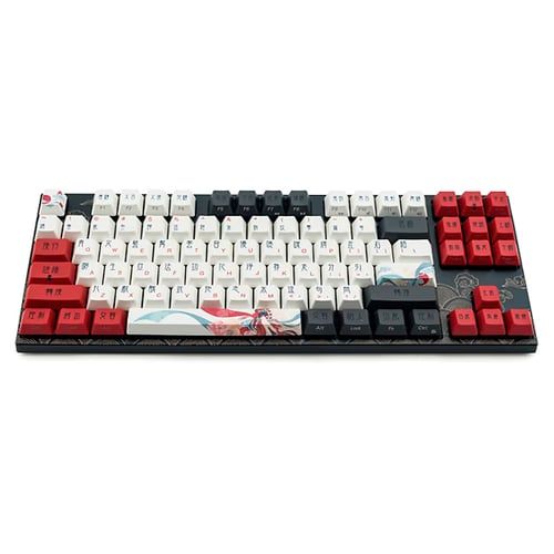 Клавиатура Varmilo MA87M V2 Beijing Opera EC Rose V2, Серо-красный