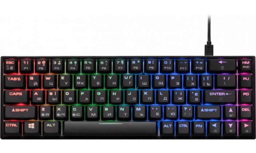 Клавиатура беспроводная 2E Gaming KG380 RGB 68 Key Gateron