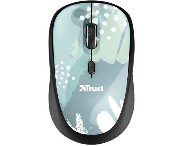 Беспроводная мышь Trust YVI Wireless Mouse Touch, Голубой