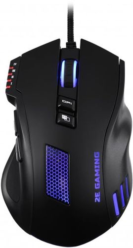 O'yin sichqonchasi 2E Gaming MG335 RGB USB, qora