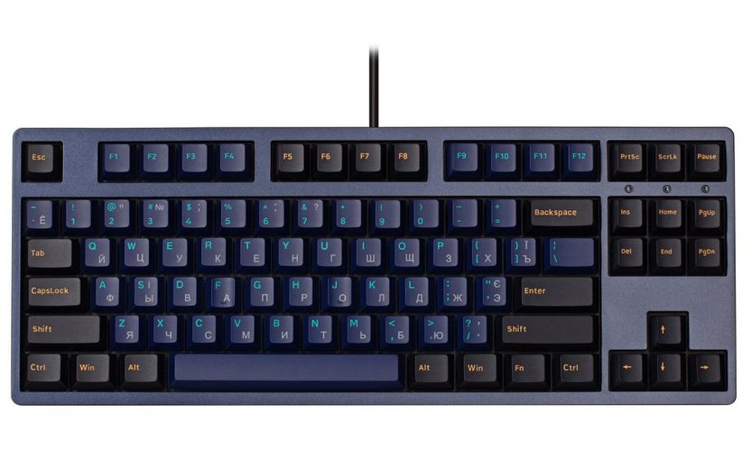 Клавиатура игровая Akko 3087 Horizon DS Cherry MX, Сине-черный