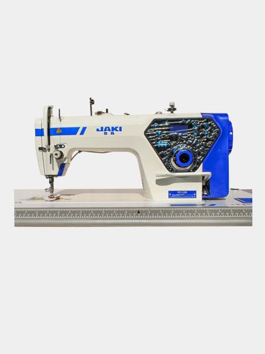 Швейная машина Jaki H1-Q однострочная, Бело-синий
