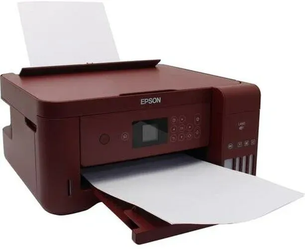 Принтер Epson L4167, Бордовый, в Узбекистане