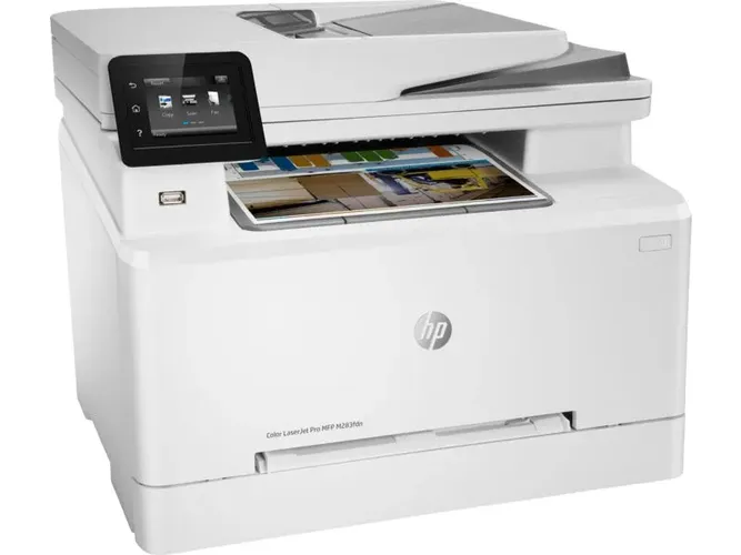 Printer HP Color LaserJet Pro M283fdn, Oq, в Узбекистане