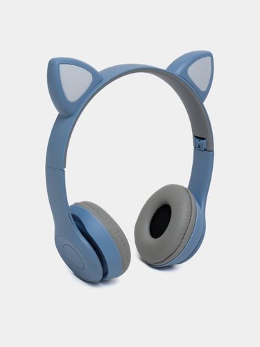 Беспроводные Bluetooth наушники с кошачьими светящимися ушками Cat Ear P47 M, в Узбекистане