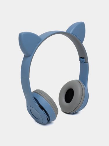 Беспроводные Bluetooth наушники с кошачьими светящимися ушками Cat Ear P47 M, sotib olish