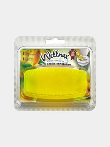 Освежитель для ванны и туалета Wellnax "Lemon", 45 гр