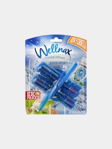 Чистящее средство для унитаза Wellnax Blue Water "Orange", 2х50 гр