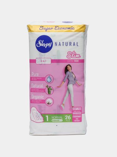 Женские прокладки Sleepy "Slim" Normal №1, 26 шт