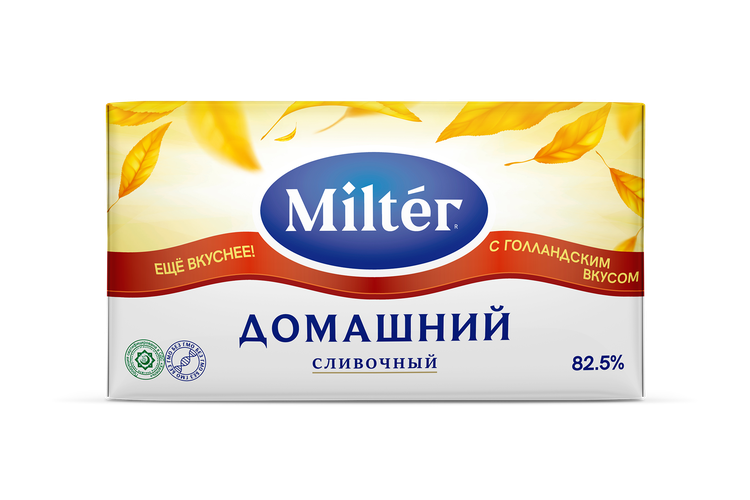 Сливочное масло Milter "Домашний" 82.5% с голландским вкусом