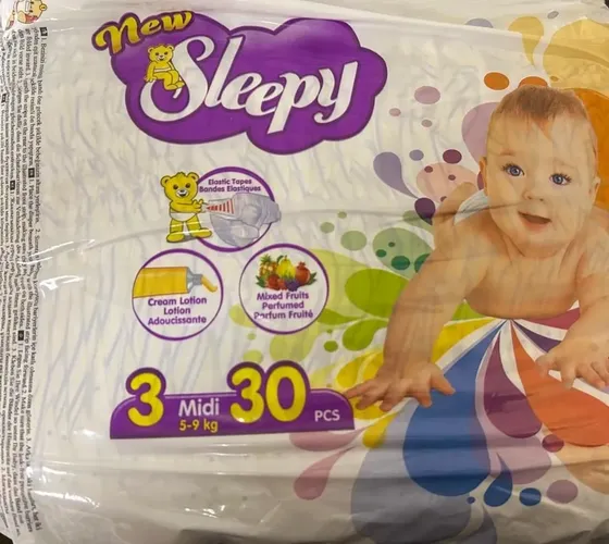 Детские подгузники New Sleepy Standart №3 5-9 кг, 11 шт, фото