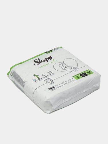 Детские подгузники Sleepy Natural Jumbo №2 3-6 кг, 84 шт, купить недорого