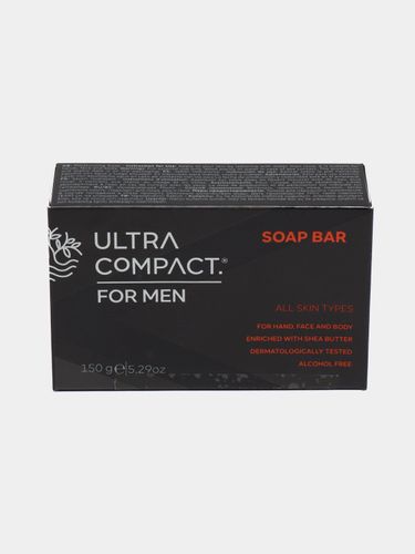 Мужское твердое мыло Ultra Compact, 150гр, купить недорого