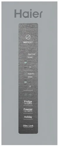 Холодильник Haier CEF535ASD, Серебристый, фото