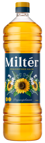 Подсолнечное масло Milter, 1 л