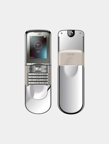 Mobil telefon Novey N880, kumush