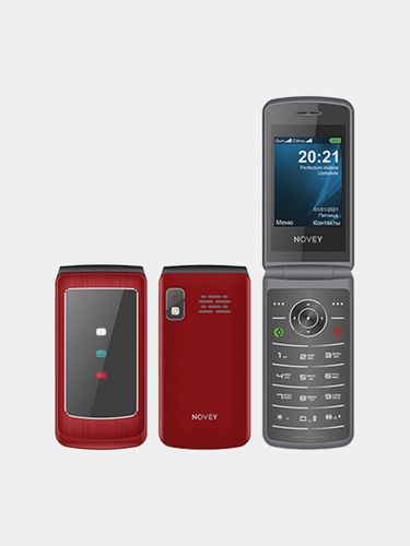 Mobil telefon Novey Z1+ CDMA + GSM, qizil