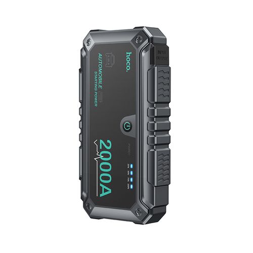 Пусковое-зарядное портативное устройство Hoco PWR01 16000 мАч, Черный, фото