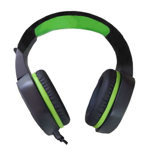 Проводные игровые наушники накладные наушники с микрофоном Shinecon HS-3, Черно-зеленый, купить недорого