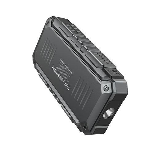 Пусковое-зарядное портативное устройство Hoco PWR01 16000 мАч, Черный, sotib olish