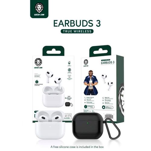 Беспроводные наушники Green Lion Earbuds 3, Белый, купить недорого