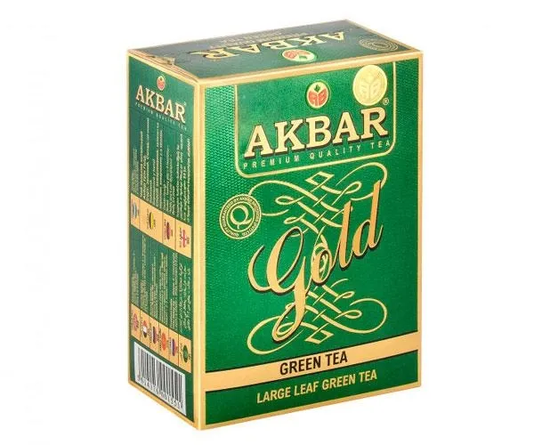 Листовой чай Akbar Green Gold, 100 гр