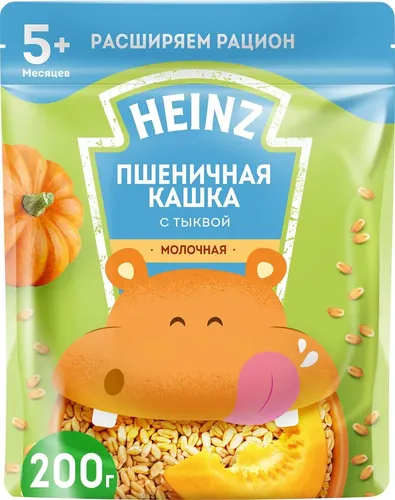 Каша пшеничная детская Heinz с тыквой, 200 г