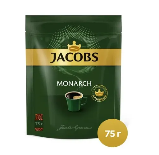 Eriydigan qahva Jacobs Monarch, 75 g 