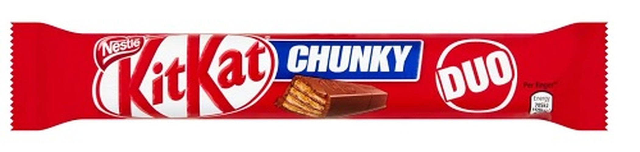 Шоколадный батончик с хрустящей вафлей Chunky Duo KitKat, 64 г