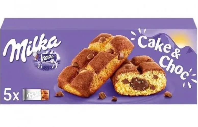 Пирожное Milka Biscuit Cake Choc, 5 шт