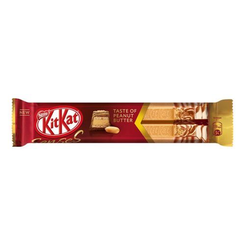 Батончик KitKat Senses Peanut Butter Taste шоколадный арахисовая паста с вафлей, 44 г