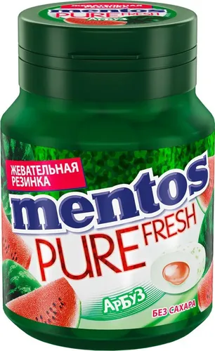 Жевательная резинка Mentos Pure Fresh, Арбуз, 54 г, купить недорого