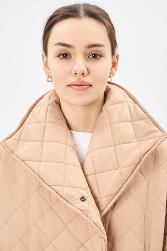 Женская куртка средняя длина Terra Pro AW23WES-21049, Beige, O'zbekistonda