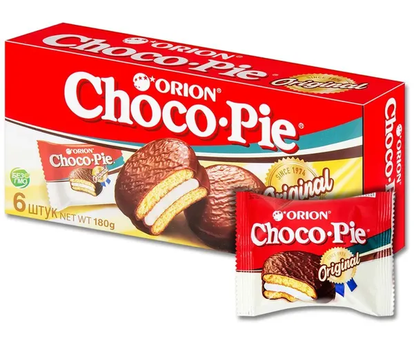 Бисквитные пирожное Orion Choco-Pie, 6 шт