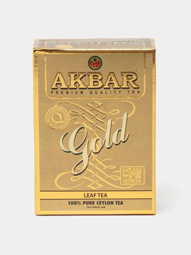 Черный чай Akbar Gold, 100 гр