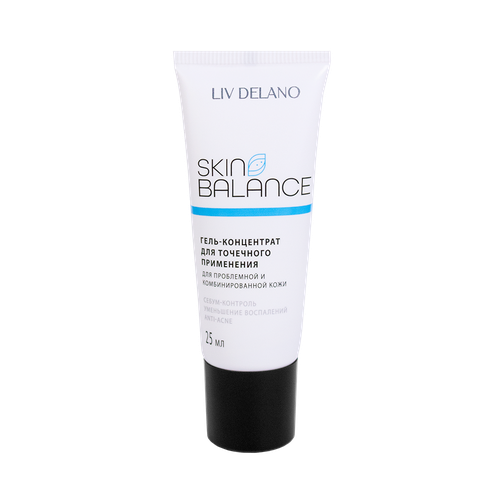 Spot dastur uchun gel konsentrati Liv Delano Skin Balance, 25 ml