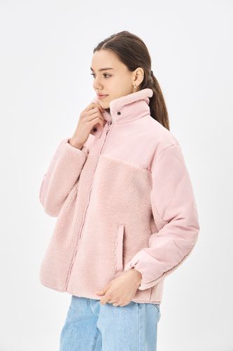 Женская дубленка короткая длина Terra Pro AW23WIN-26036, Pink