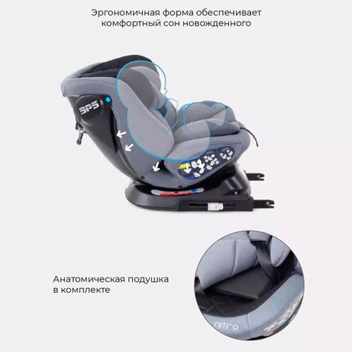 Автокресло RANT Nitro isofix UB619A, Серый, фото