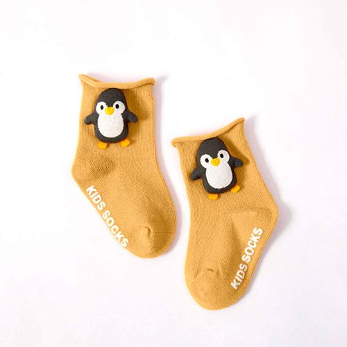 Носки Melody Cat Kids Socks Пингвинг MC1521I, Горчичный