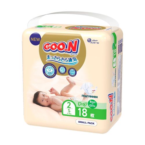 Подгузники Goon Premium Soft, S (4-8 кг), 18 шт