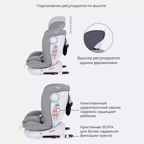 Avto o'rindiq RANT Drive isofix Active Line LB619, bej, в Узбекистане