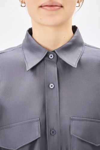 Женская рубашка длинный рукав Terra Pro AW23WES-21011, Dark Grey, фото № 21