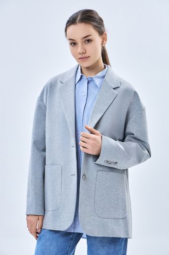 Женский пиджак длинный рукав Terra Pro AW23WYN-24037, Grey