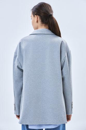 Женский пиджак длинный рукав Terra Pro AW23WYN-24037, Grey