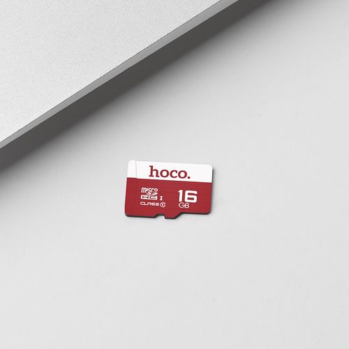Карта памяти Hoco Micro SDHC Class 10, 16 GB, Бело-красный, купить недорого