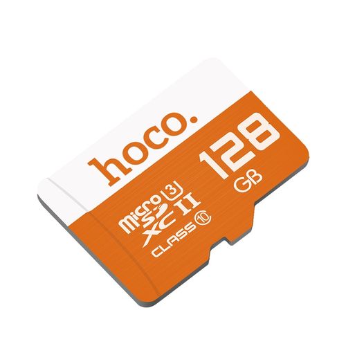 Карта памяти Hoco Micro SDHC Class 10, 128 GB, Бело-оранжевый