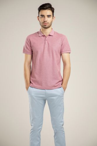 Kalta yengli polo Terra Pro SS21CA2N-17-10375, Pink